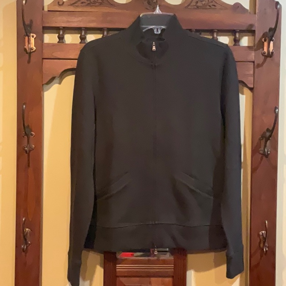 FACONNABLE Blue Zip Up Sweater Jacket